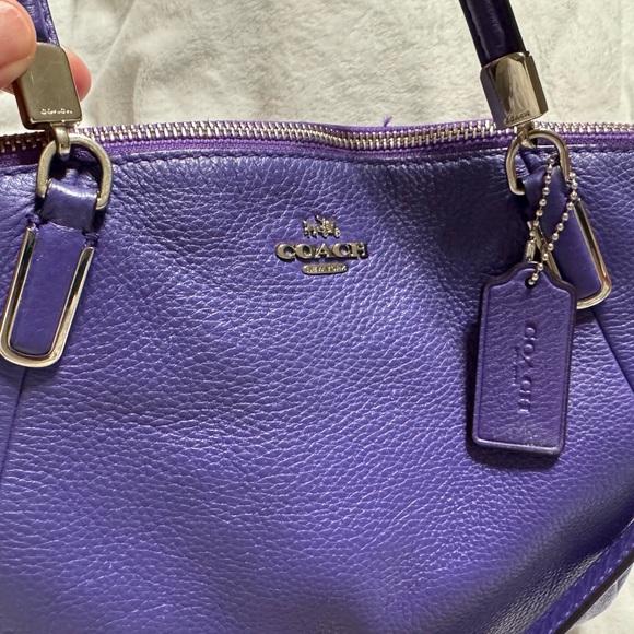 Coach Vibrant Purple Shoulder Bag - Picture 13 of 13